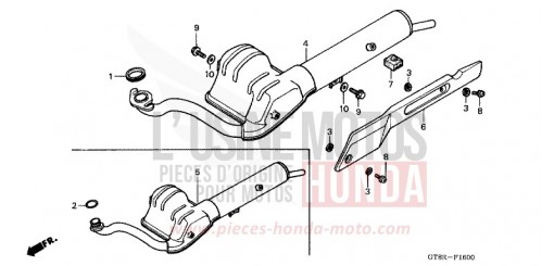 SILENCIEUX D'ECHAPPEMENT PK50R de 1994